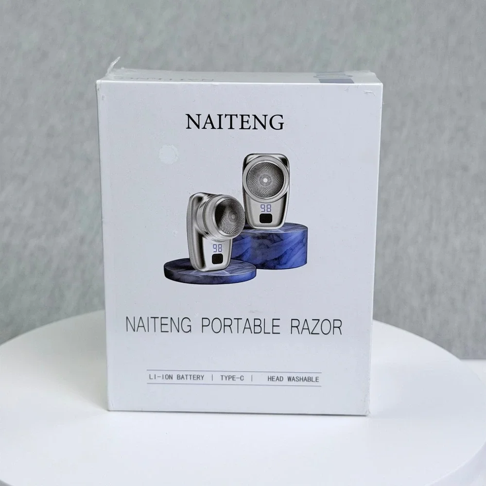 Naiteng Portable Razor FCX07 Mini Electric Shaver Type-C Rechargeable Silver